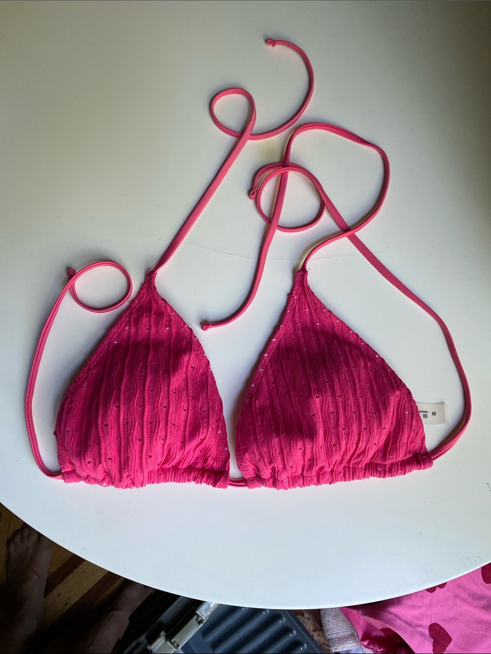 Pink Triangle Bikini Top - Women Intimates & Sleepwear